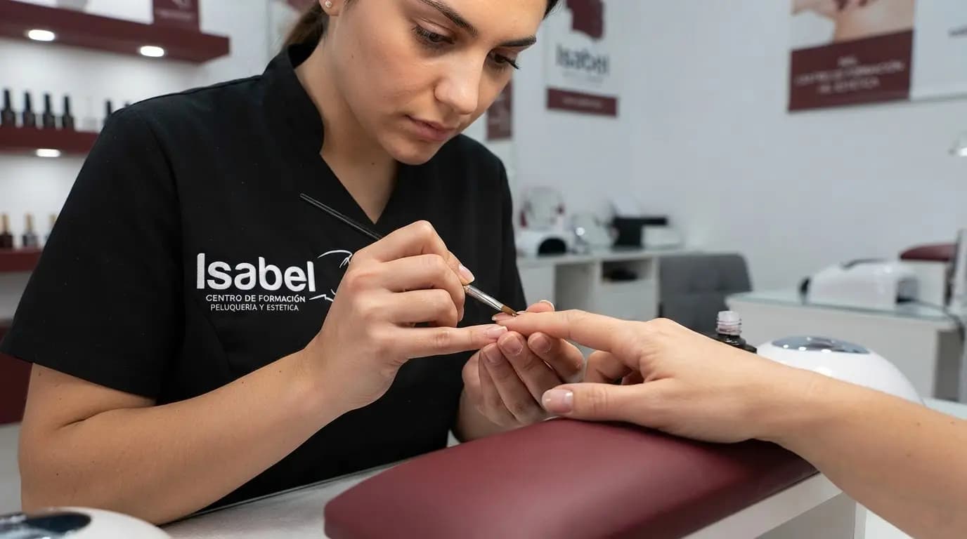 Manicura Combinada y Esmaltado Permanente Nivel 1